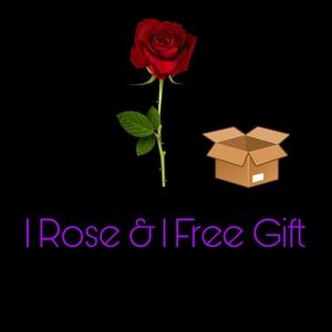 Red Rose with Free Gift